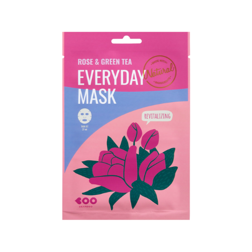 DEARBOO – Masque Revitalisant à la Rose et au Thé Vert