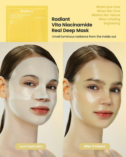BIODANCE - Radiant Vita Niacinamide Real Deep Mask