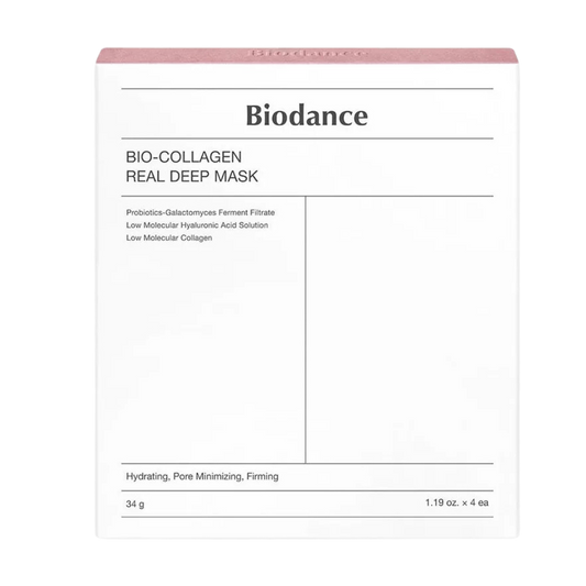 Biodance - Bio-Collagen Real Deep Mask Set - Masque Raffermissant au Collagène - 4pcs/34g