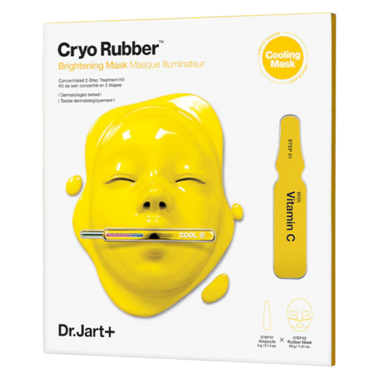 Dr.Jart+ - Cryo Rubber Brightening Mask -  Cryo Rubber avec masque éclaircissant à la vitamine C