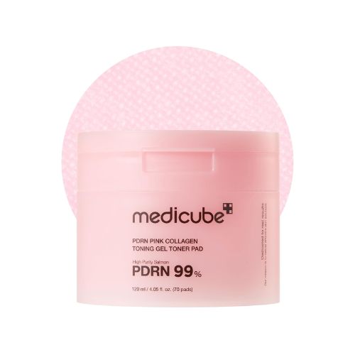 [EUP] PDRN PINK COLLAGEN TONING GEL TONER PAD 70ea