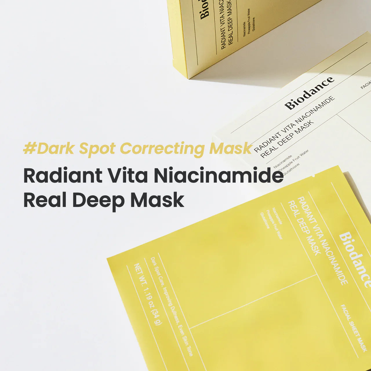 BIODANCE - Radiant Vita Niacinamide Real Deep Mask