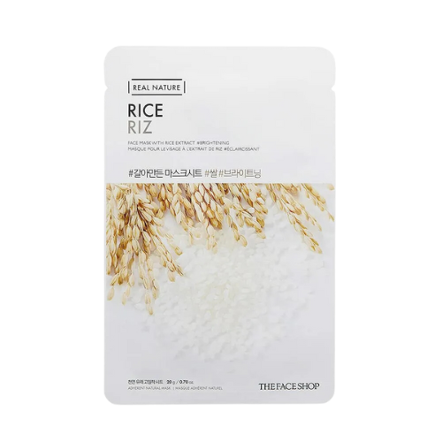 THE FACE SHOP - REAL NATURE FACE MASK WITH RICE EXTRACT